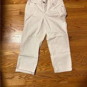 Maurices White Ankle & Cropped Jeans